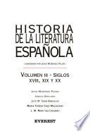 libro Historia Literatura Española, Iii